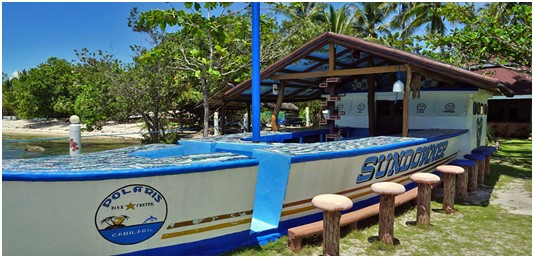 Polaris Beach and Dive Resort Strandbar