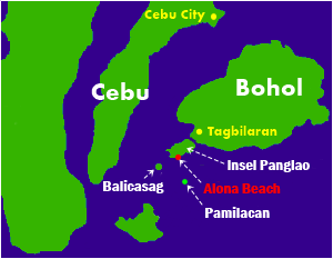 Insel Panglao Alona Beach Philippinen